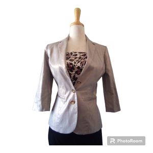 Cute gold and silver lined blazer